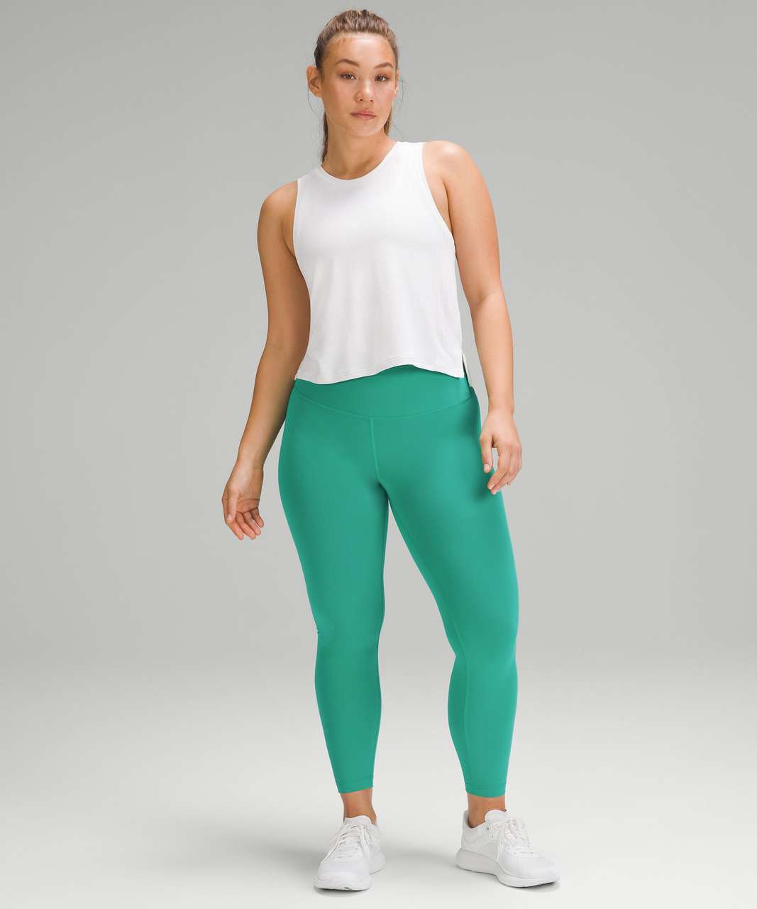 Lululemon Wunder Train Contour Fit High-Rise Tight 25 - Kelly Green - lulu  fanatics