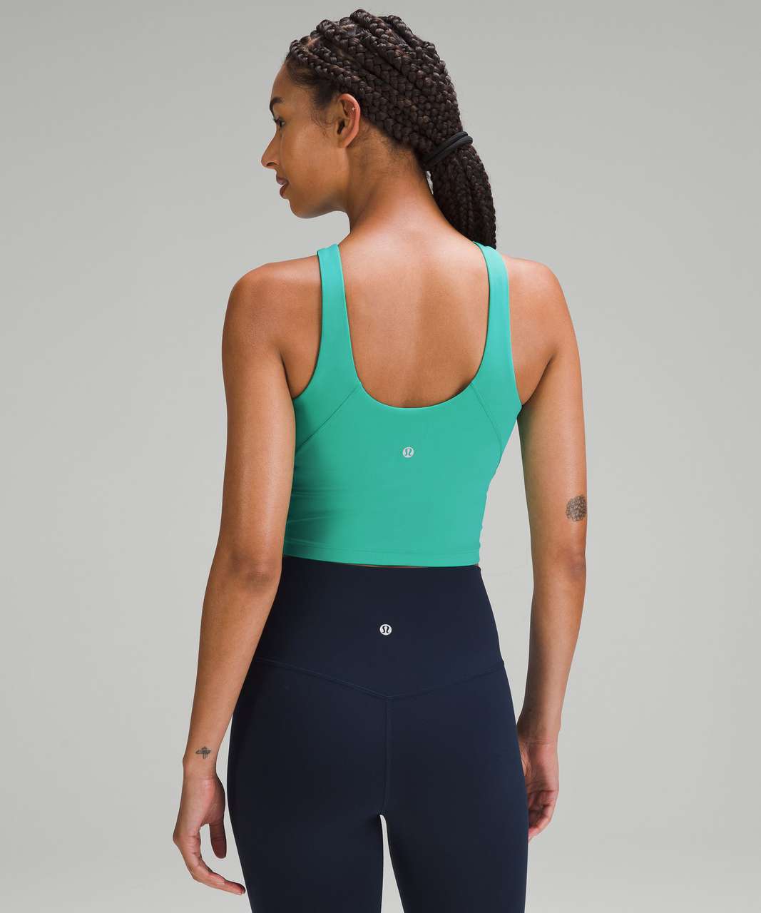 Lululemon Align High-Neck Tank Top - Kelly Green - lulu fanatics