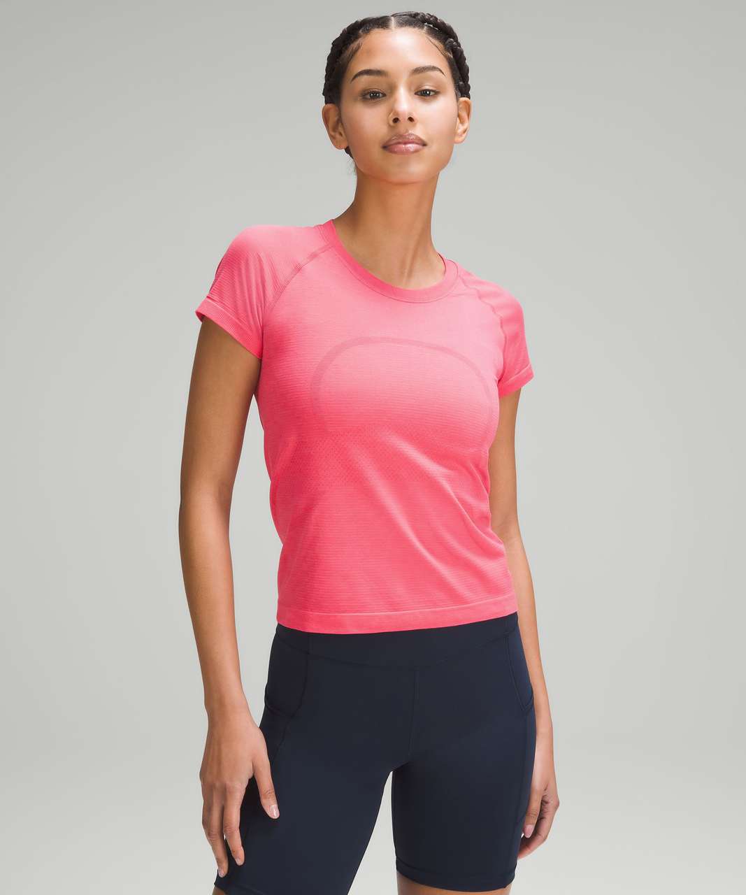 NEW Lululemon Swiftly Tech Short Sleeve 2.0 Race Length Lip Gloss Size 6 & 8