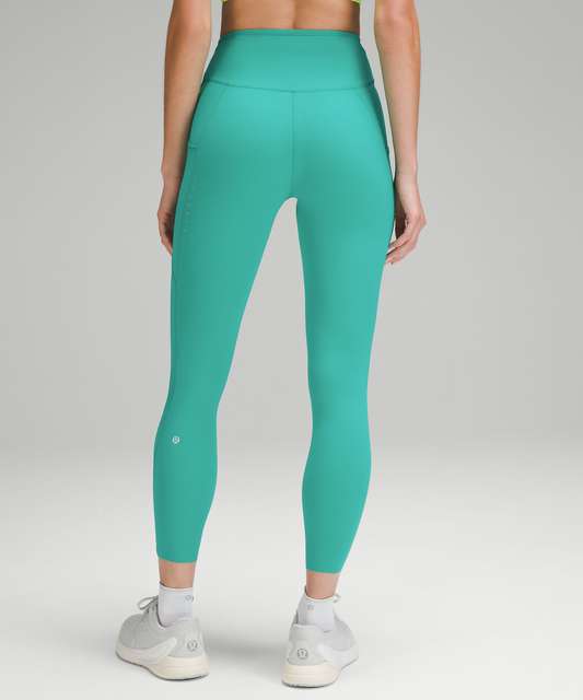 Lululemon Fast & Free 7/8 Tight II *Nulux 25 - Kitakami Viridian