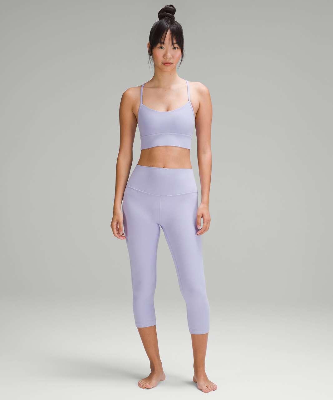 Flow Y Long Line in Ice Cap & Align Short 6” in Violet Verbana : r/lululemon