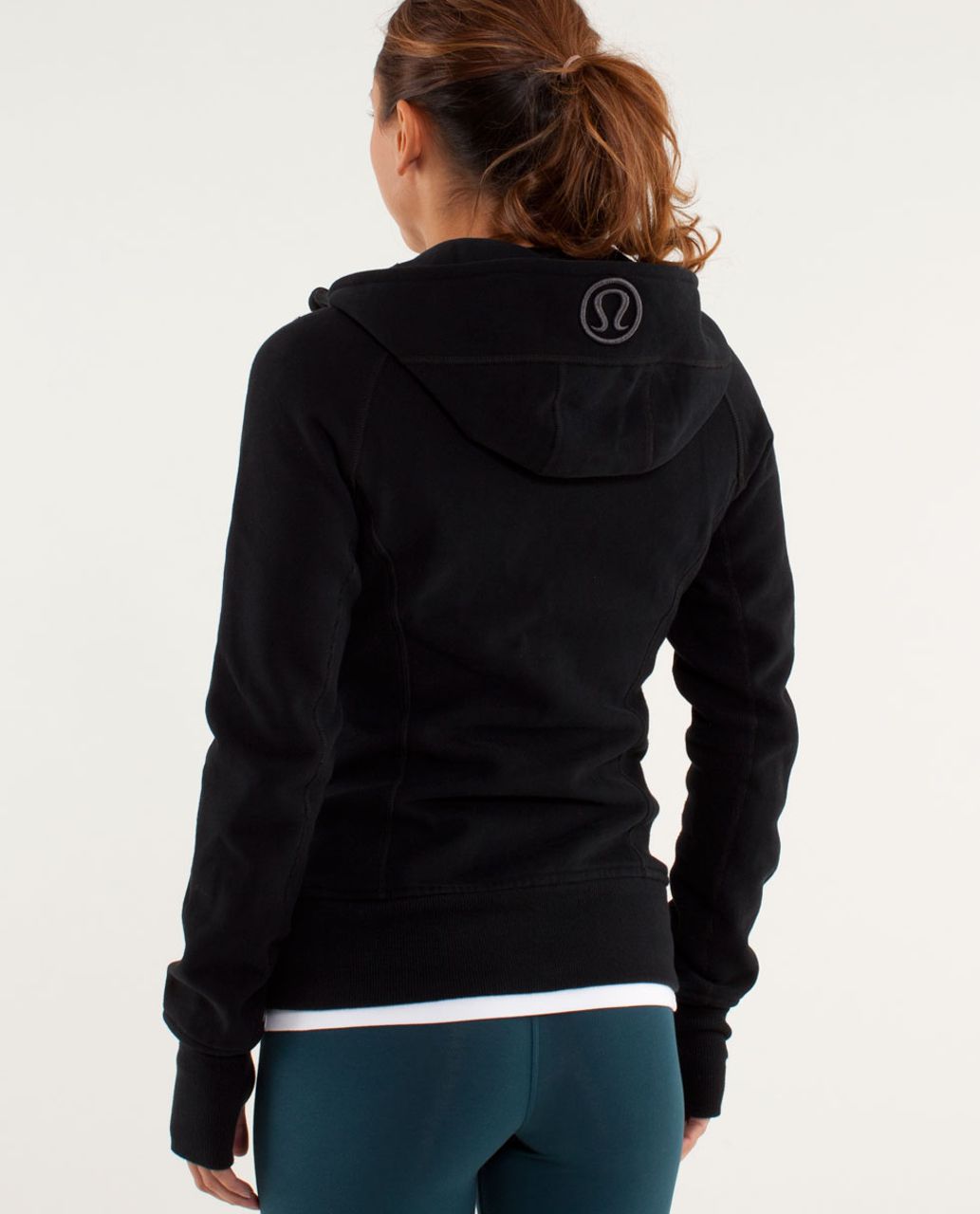 LindyLou's Boutique - Girls Lulu Inspired Scuba Hoodie- Black This