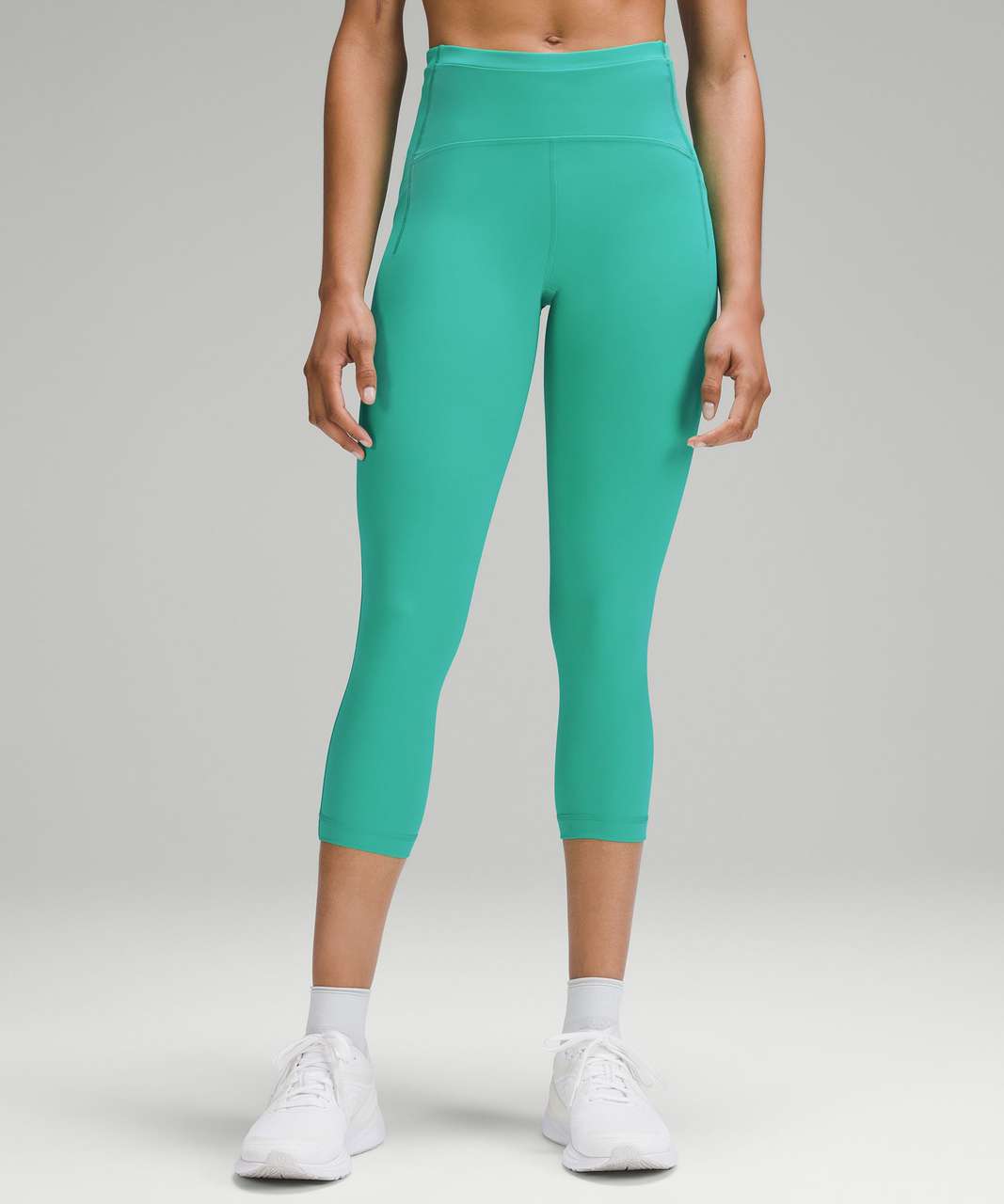 Lululemon Swift Speed High-Rise Crop 21 - Kelly Green - lulu fanatics