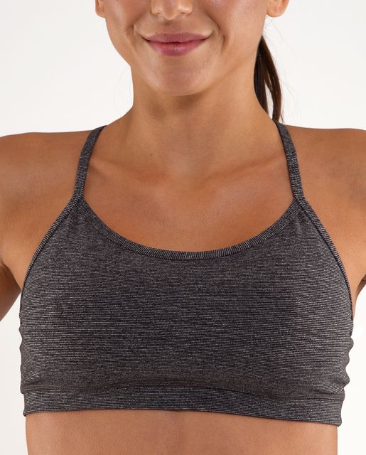 Lululemon Flow Y Bra *Nulu - Incognito Camo Multi Grey - lulu fanatics