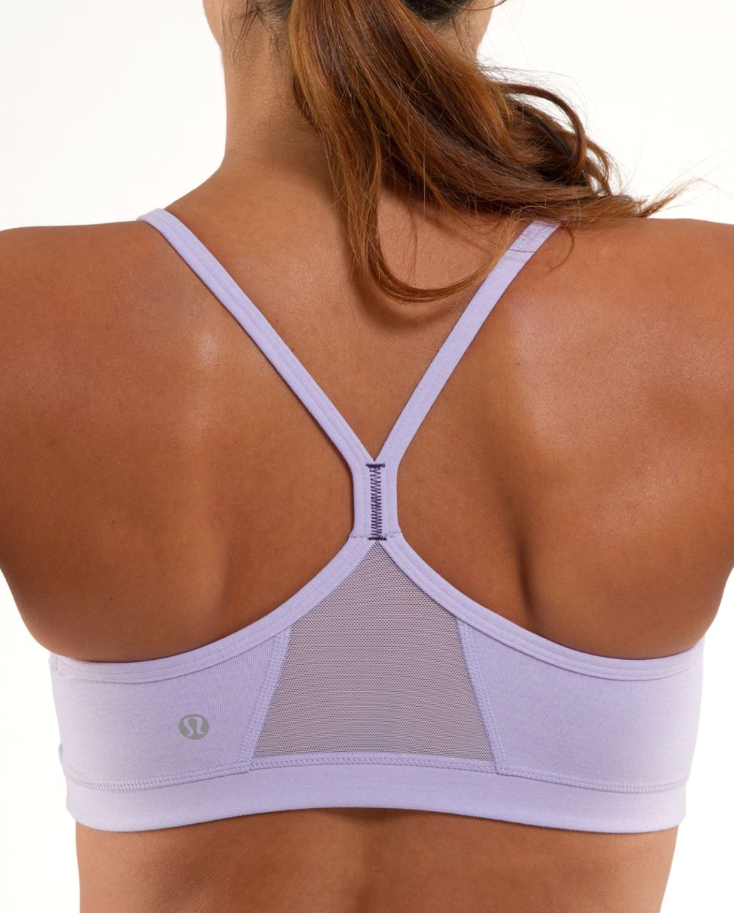 Lululemon Flow Y Bra IV - Heathered Lilac /  Lilac