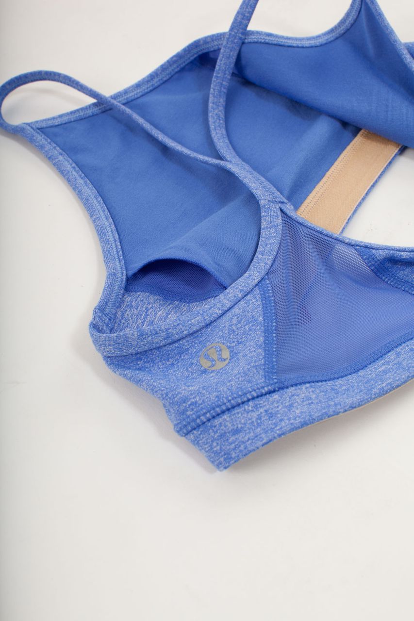 Lululemon Flow Y Bra IV - Heathered Rocksteady