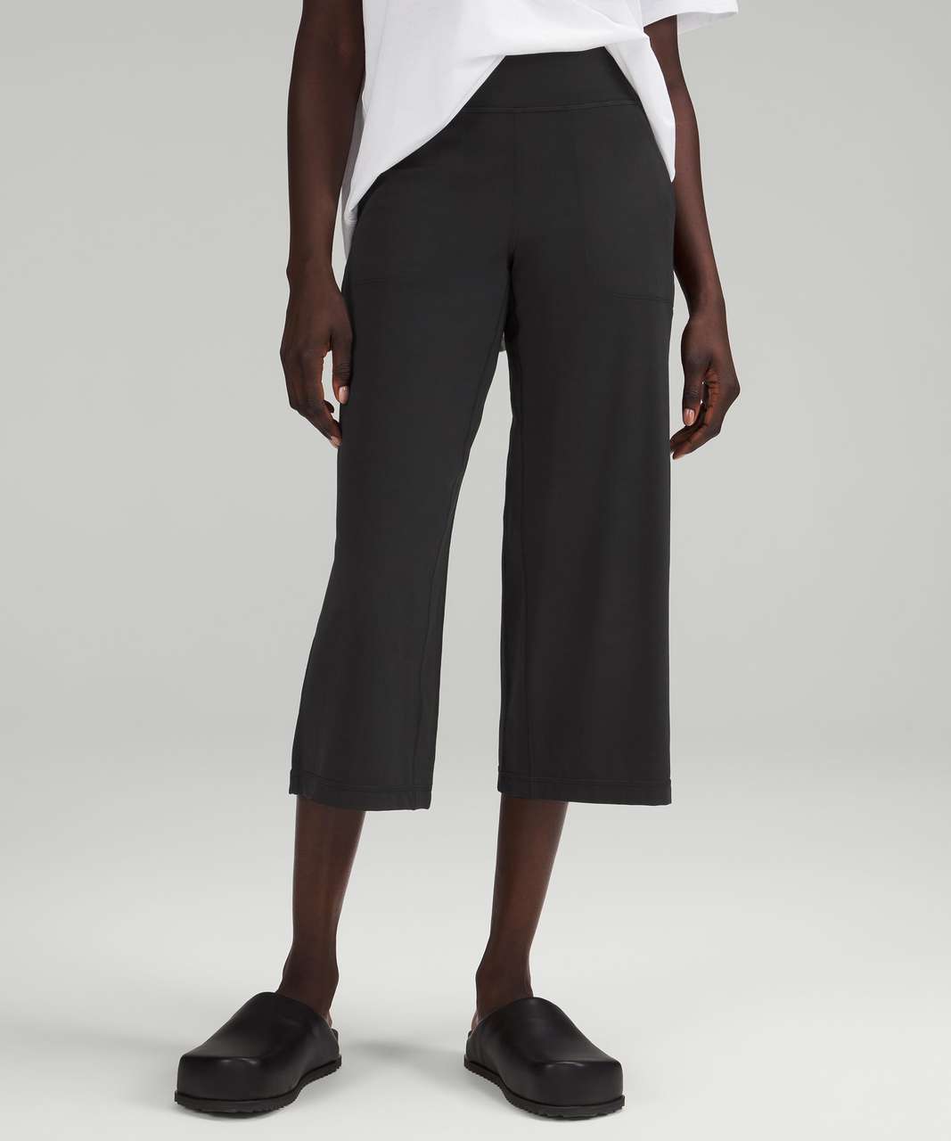 Lululemon Align High-Rise Wide Leg Crop 23" - Black