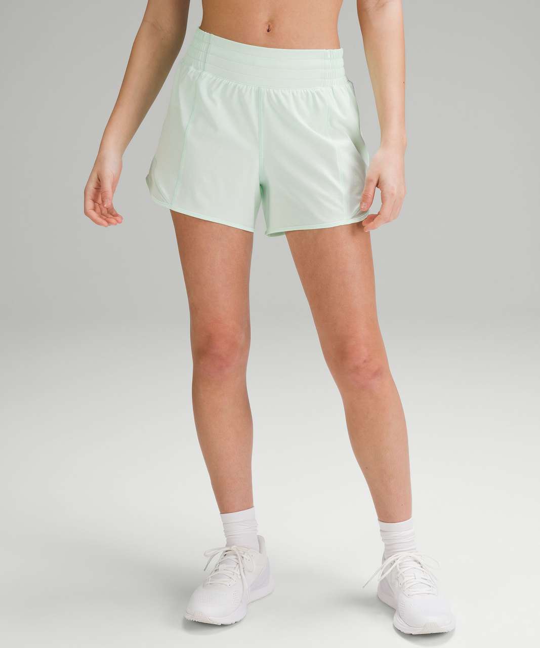 Lululemon Hotty Hot High-Rise Lined Short 4" - Mint Moment