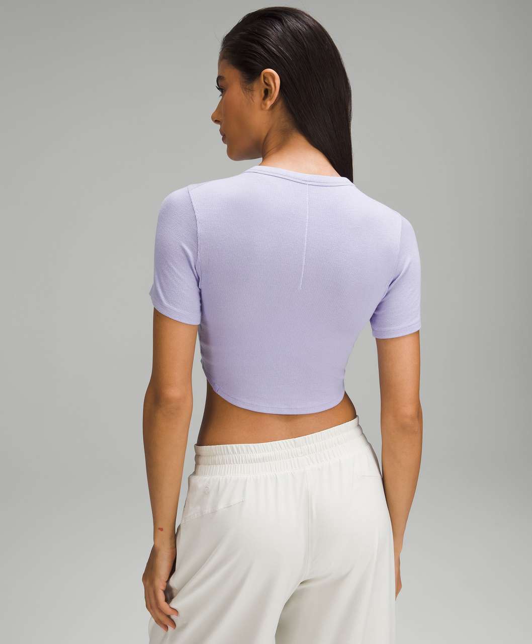 lululemon athletica Softstreme Gathered T-shirt in Purple