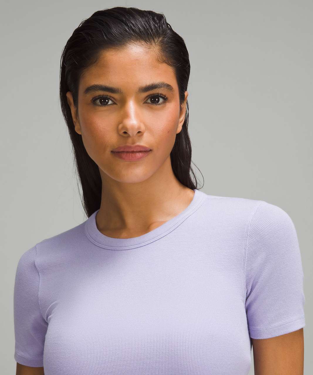 Lululemon Hold Tight Cropped T-Shirt - Lilac Smoke