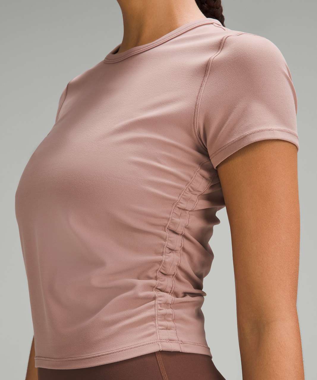 Lululemon All It Takes Short-Sleeve Shirt Nulu - Twilight Rose