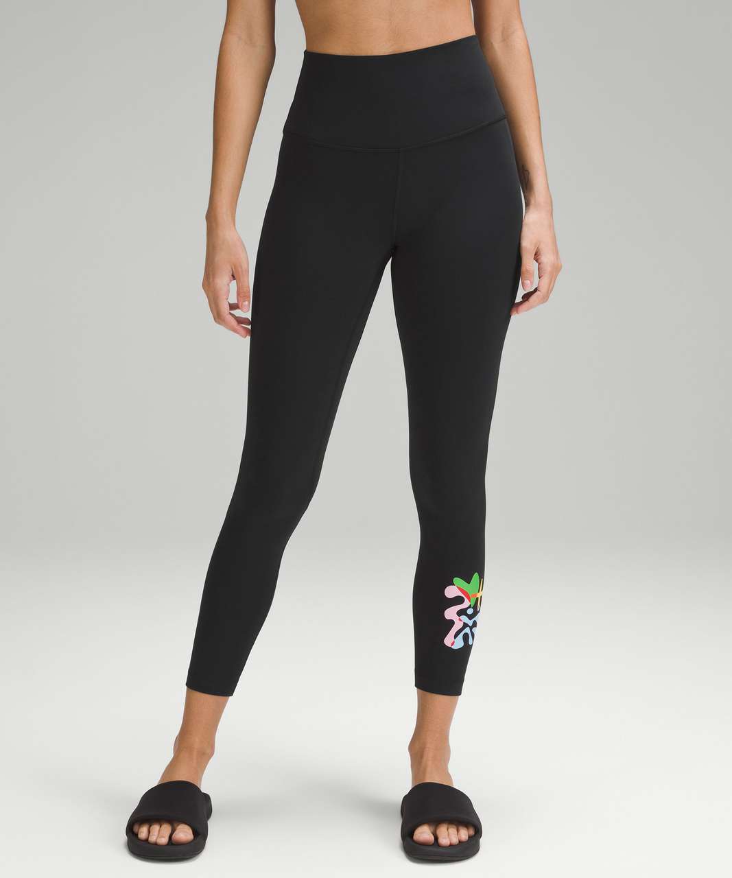 Lululemon Align Pant Super High-Rise 28 - Mini Heathered Herringbone  Heathered Black White / Black - lulu fanatics