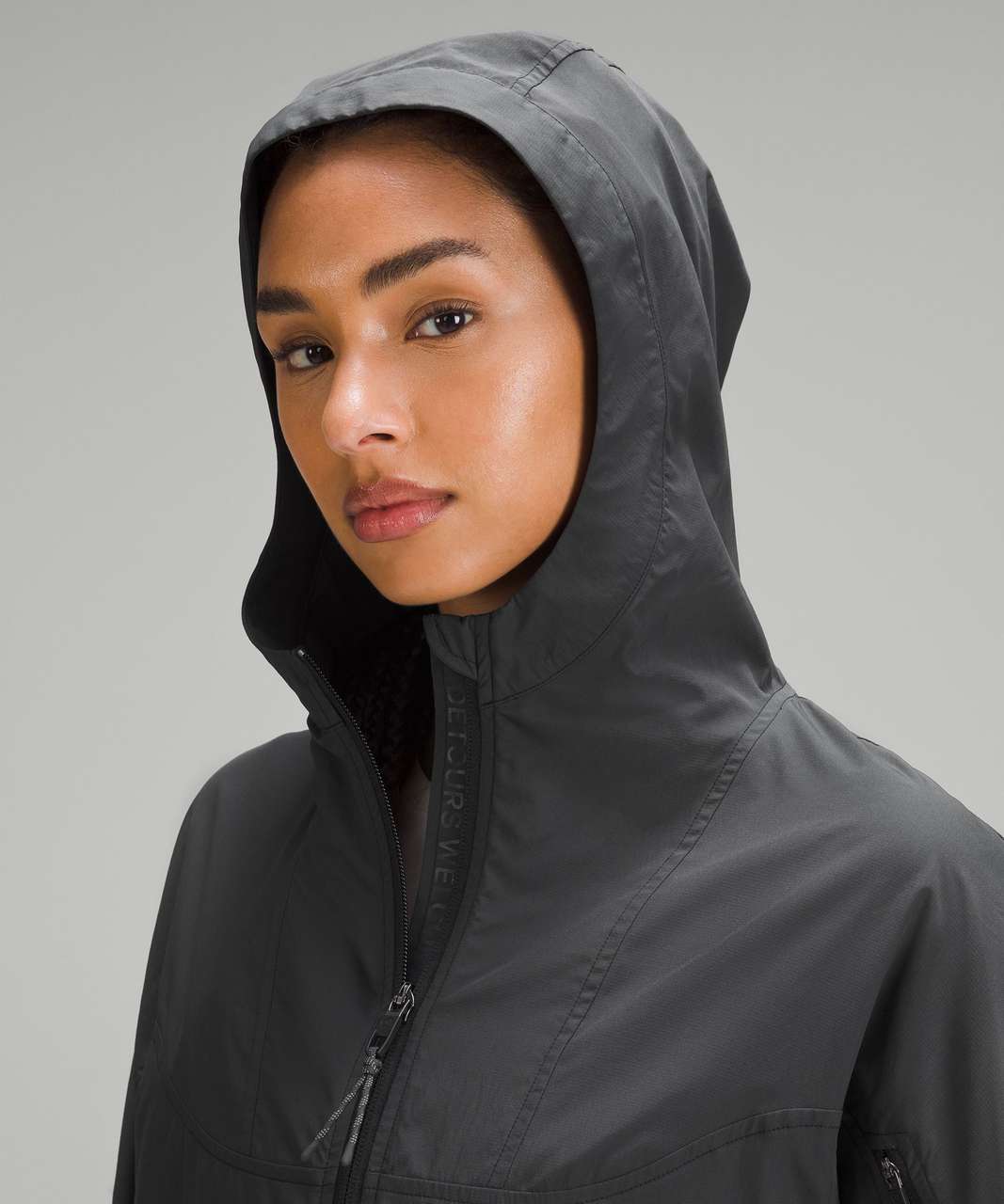 Lululemon Cinch-Hood Hiking Jacket - Black - lulu fanatics