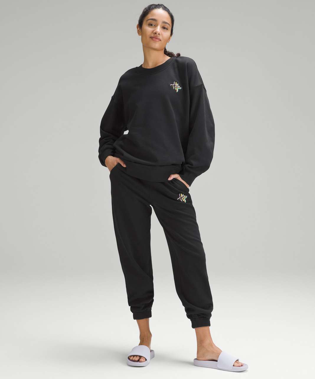 Lululemon Perfectly Oversized Crew *Pride - Black