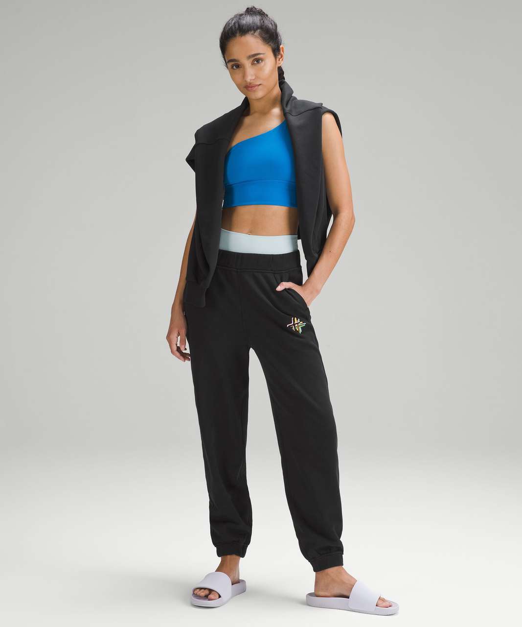 Lululemon Relaxed High-Rise Jogger *Pride - Black - lulu fanatics