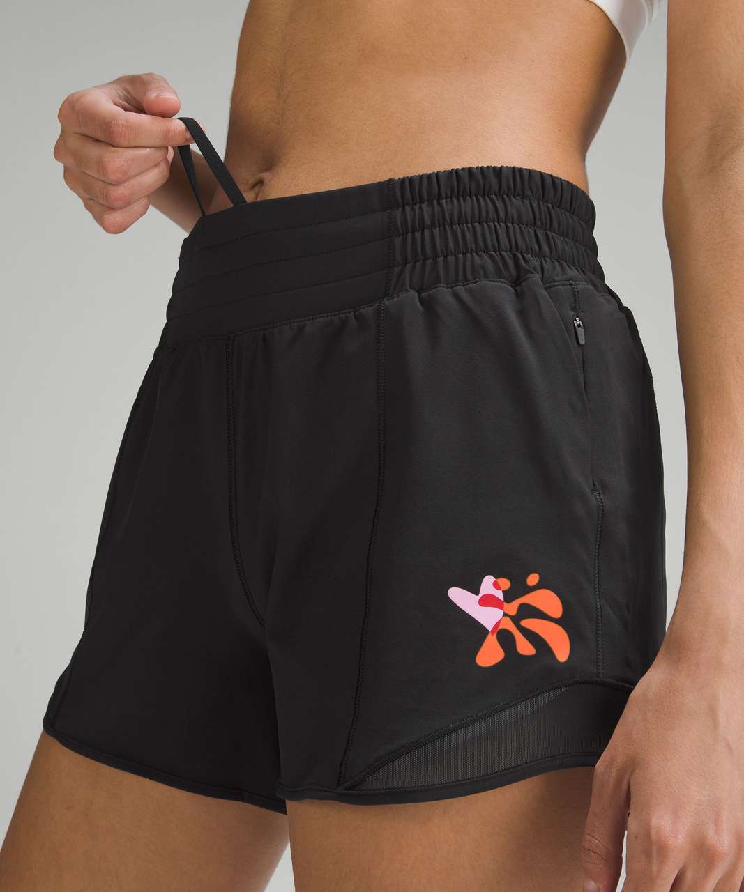 Lululemon Hotty Hot High-Rise Short 4" *Pride - Black