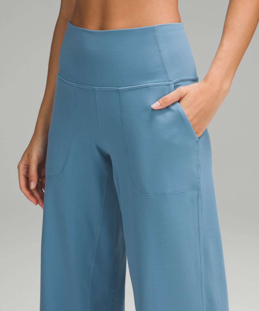 Lululemon Align High-Rise Wide-Leg Pant 31 - Utility Blue - lulu fanatics