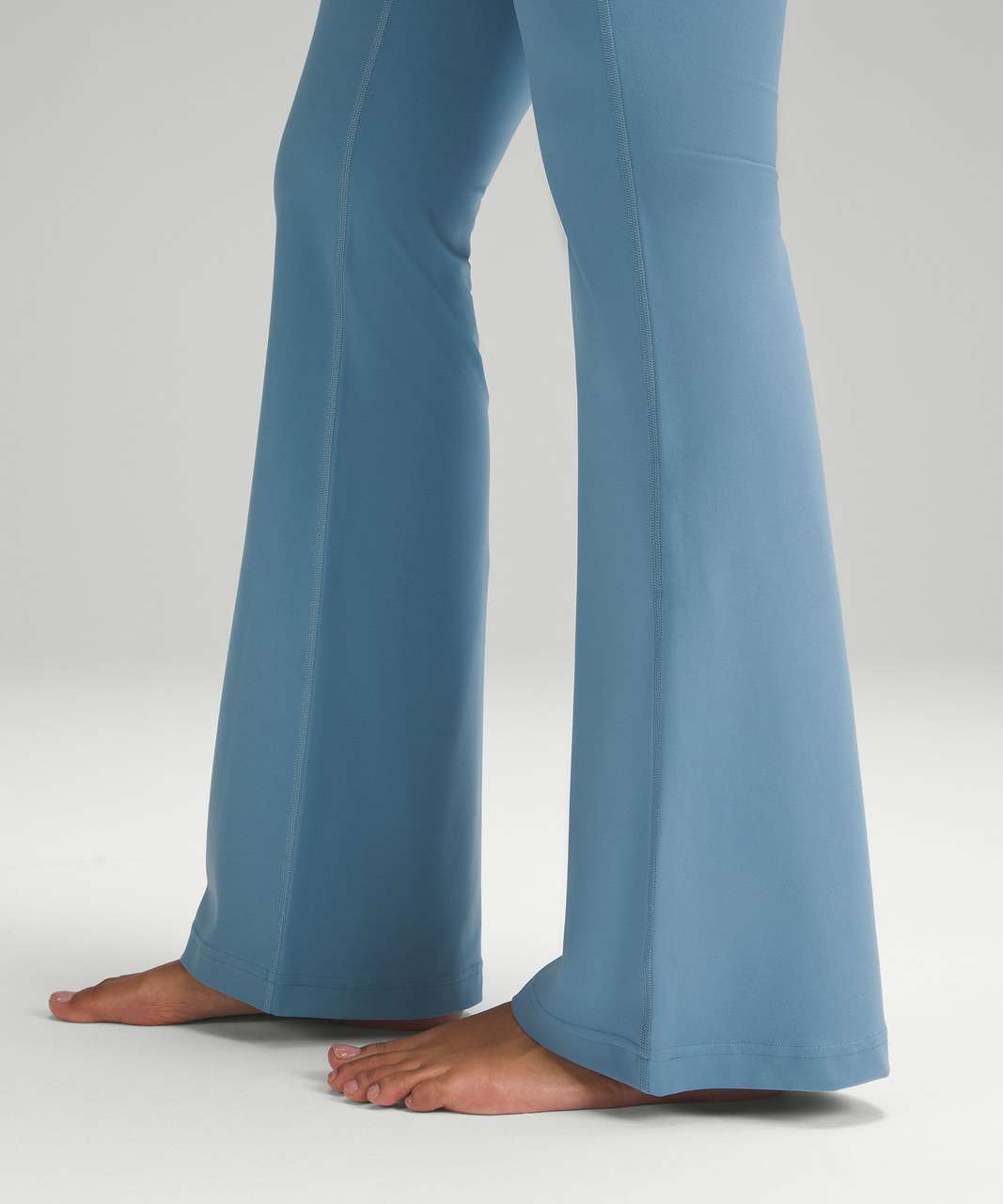 Lululemon groove flare pants leggings in utility blue, Women's