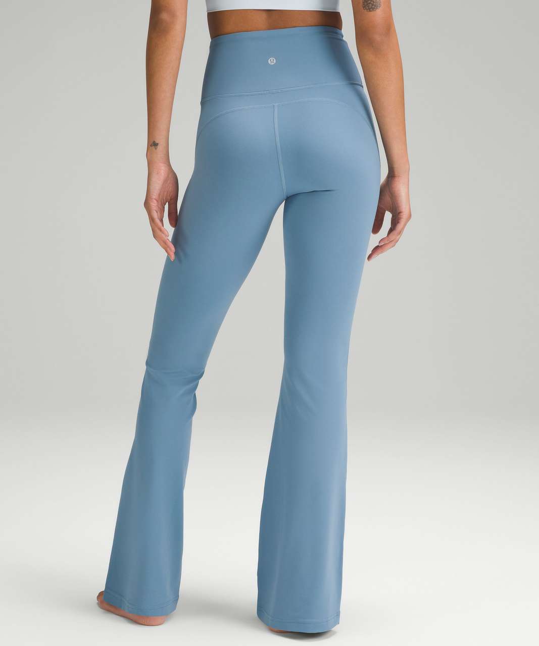 Lululemon Groove Super-High-Rise Flared Pant *Nulu - Utility Blue - lulu  fanatics