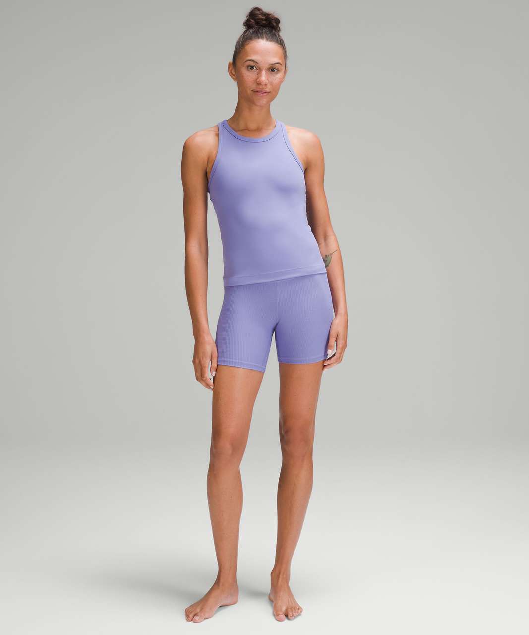 Lululemon Align Waist-Length Racerback Tank Top - Dark Lavender - lulu  fanatics