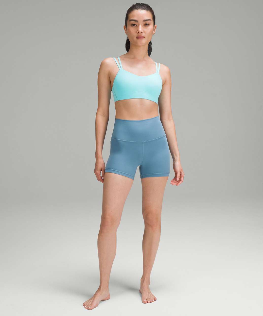 Lululemon Like a Cloud Bra *Light Support, B/C Cup - Cyan Blue - lulu  fanatics