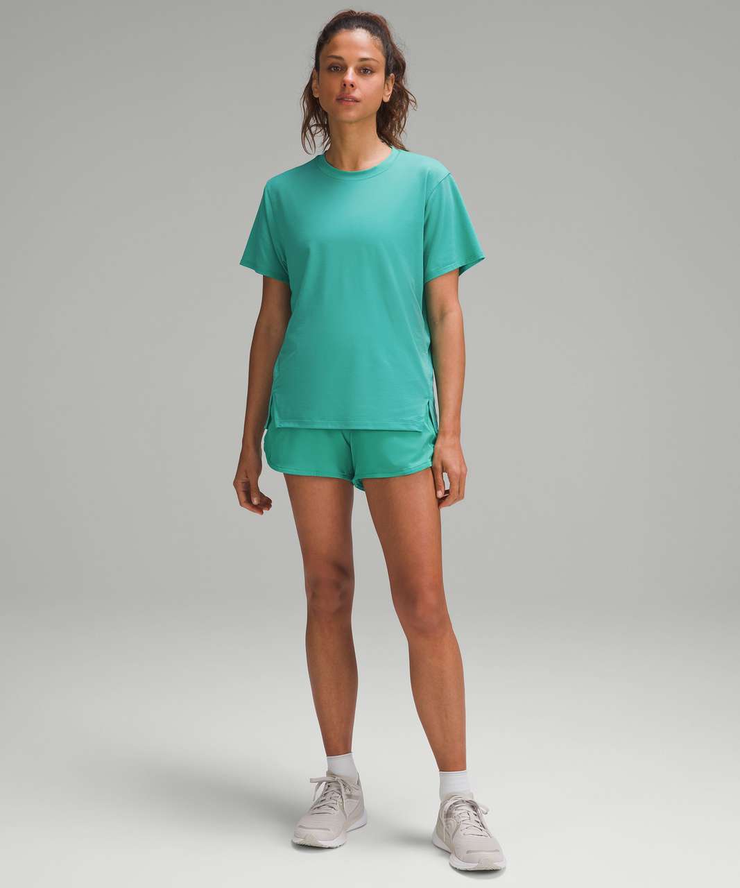 Lululemon Speed Up Mid-Rise Lined Short 4 - Pistachio - lulu fanatics