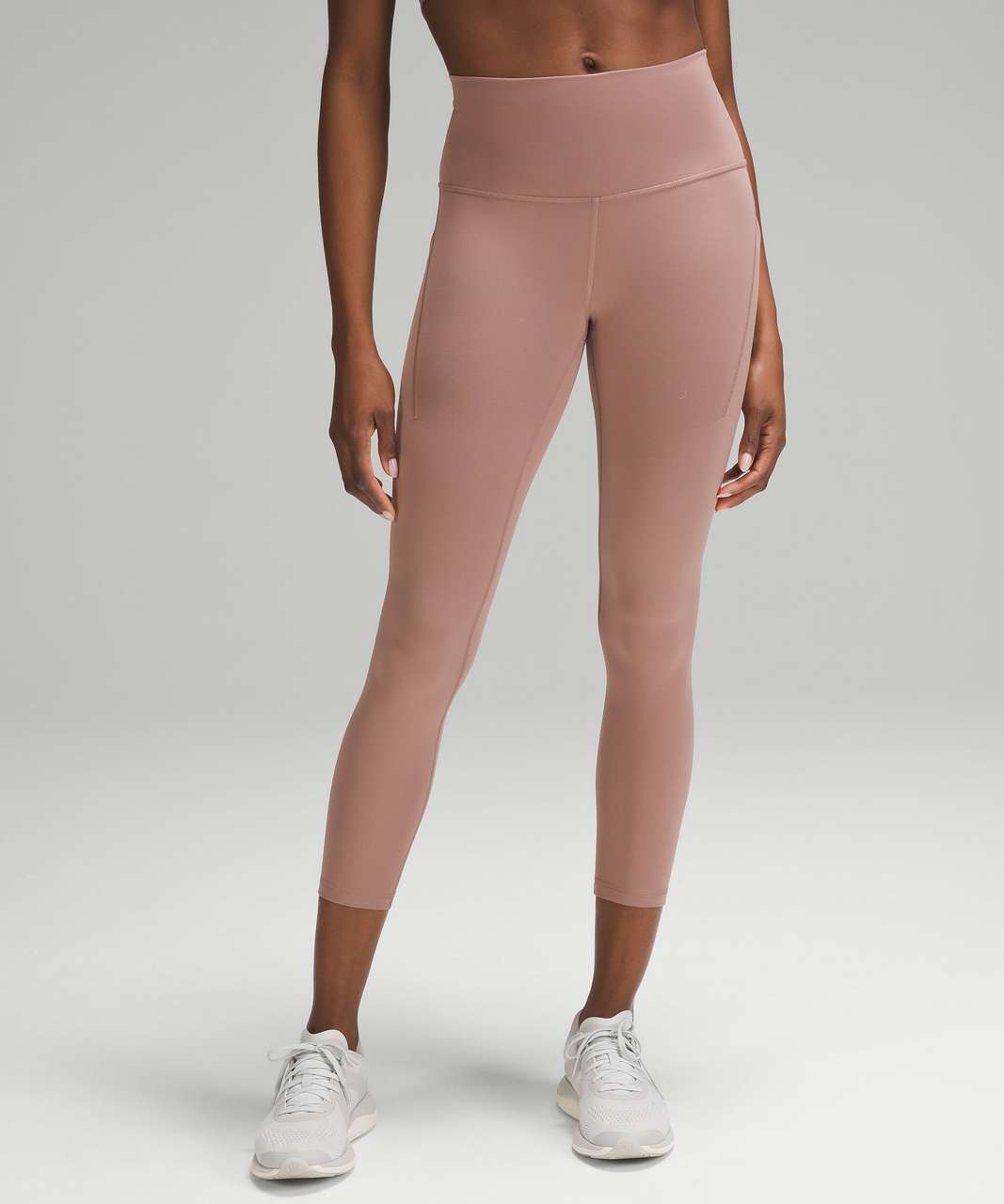 Lululemon wunder train leggings 4 high rise Women’s 7/8 length Rose gold