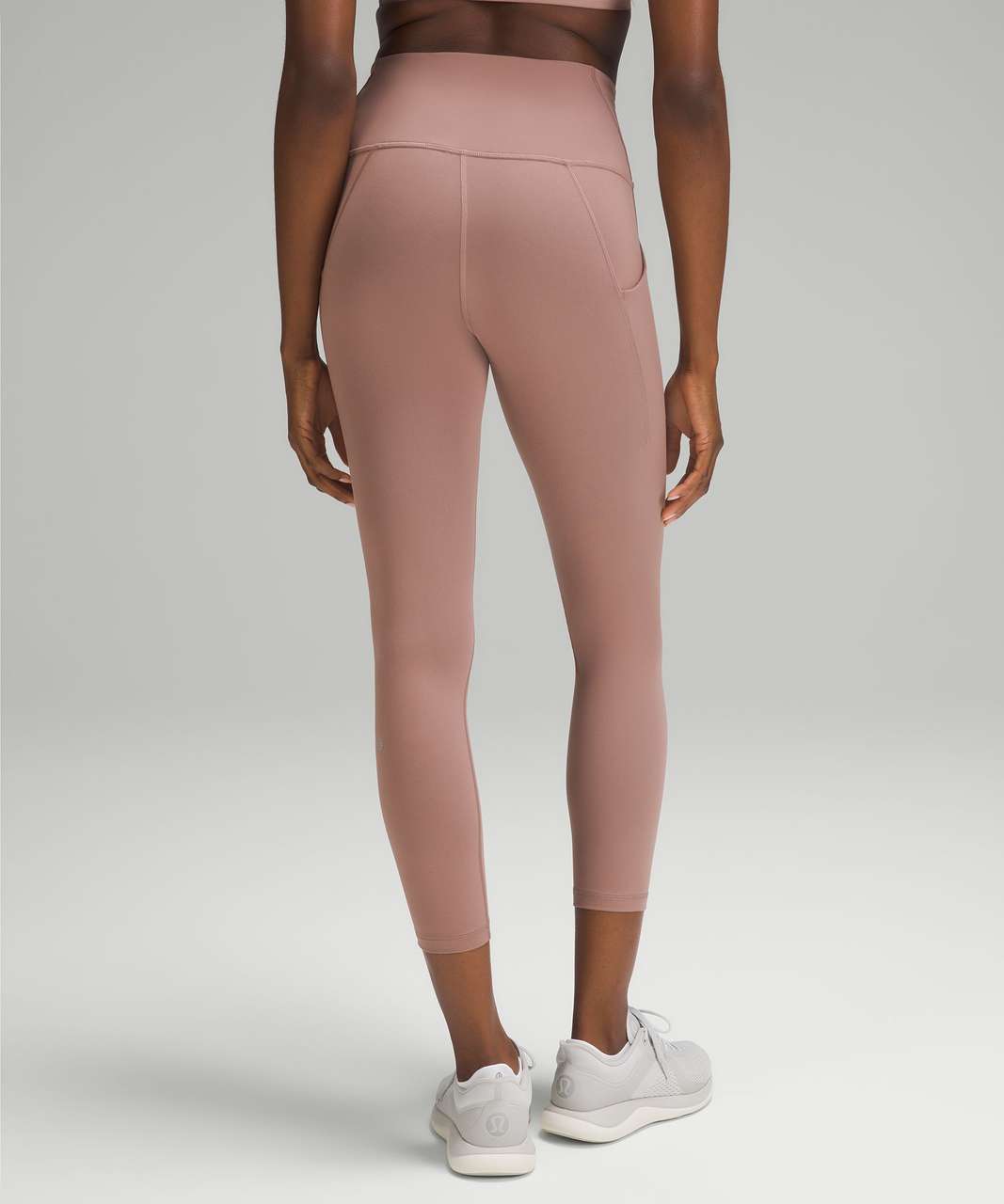 Lululemon Wunder Train High-Rise Tight with Pockets 25 - Twilight Rose -  lulu fanatics