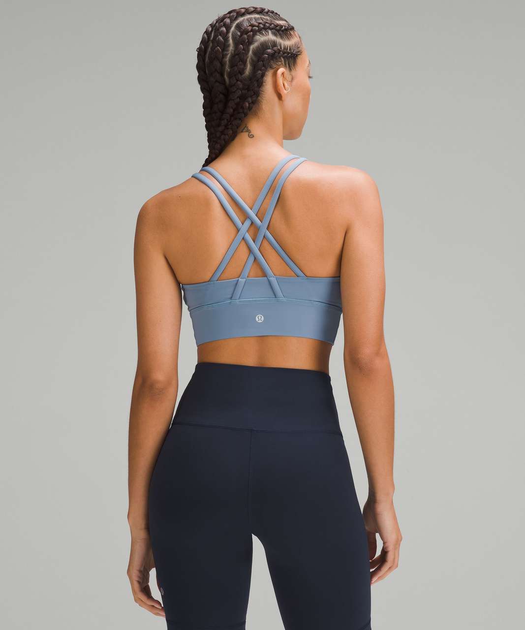 lululemon Energy Ribbed Longline Bra Medium Support, B–D Cups