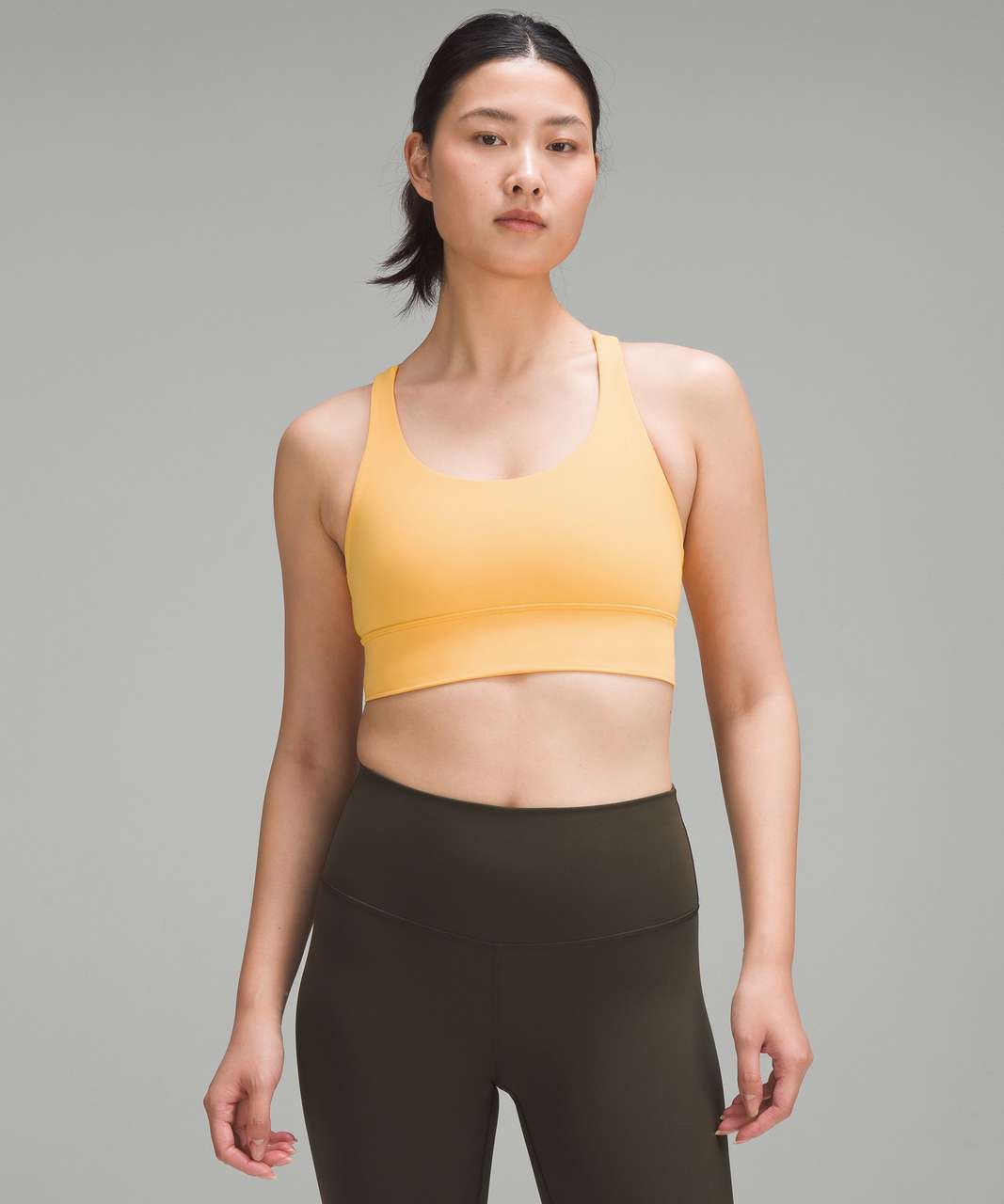 Lululemon Energy Longline Bra *Medium Support, B–D Cups - Mango Dream