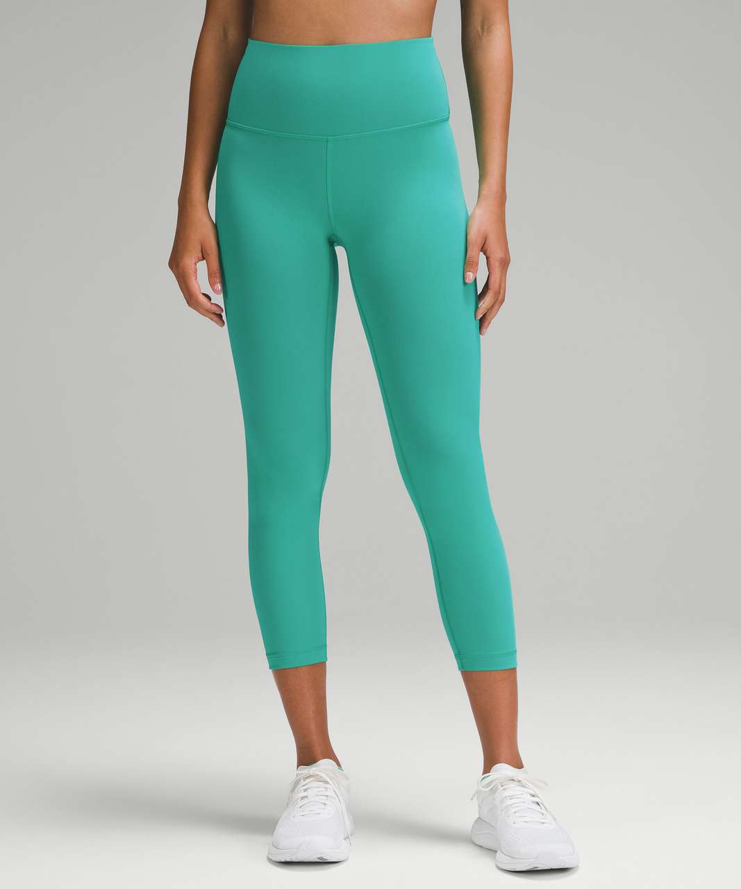 Lululemon Wunder Train High-Rise Crop 23 - Blue Nile - lulu fanatics