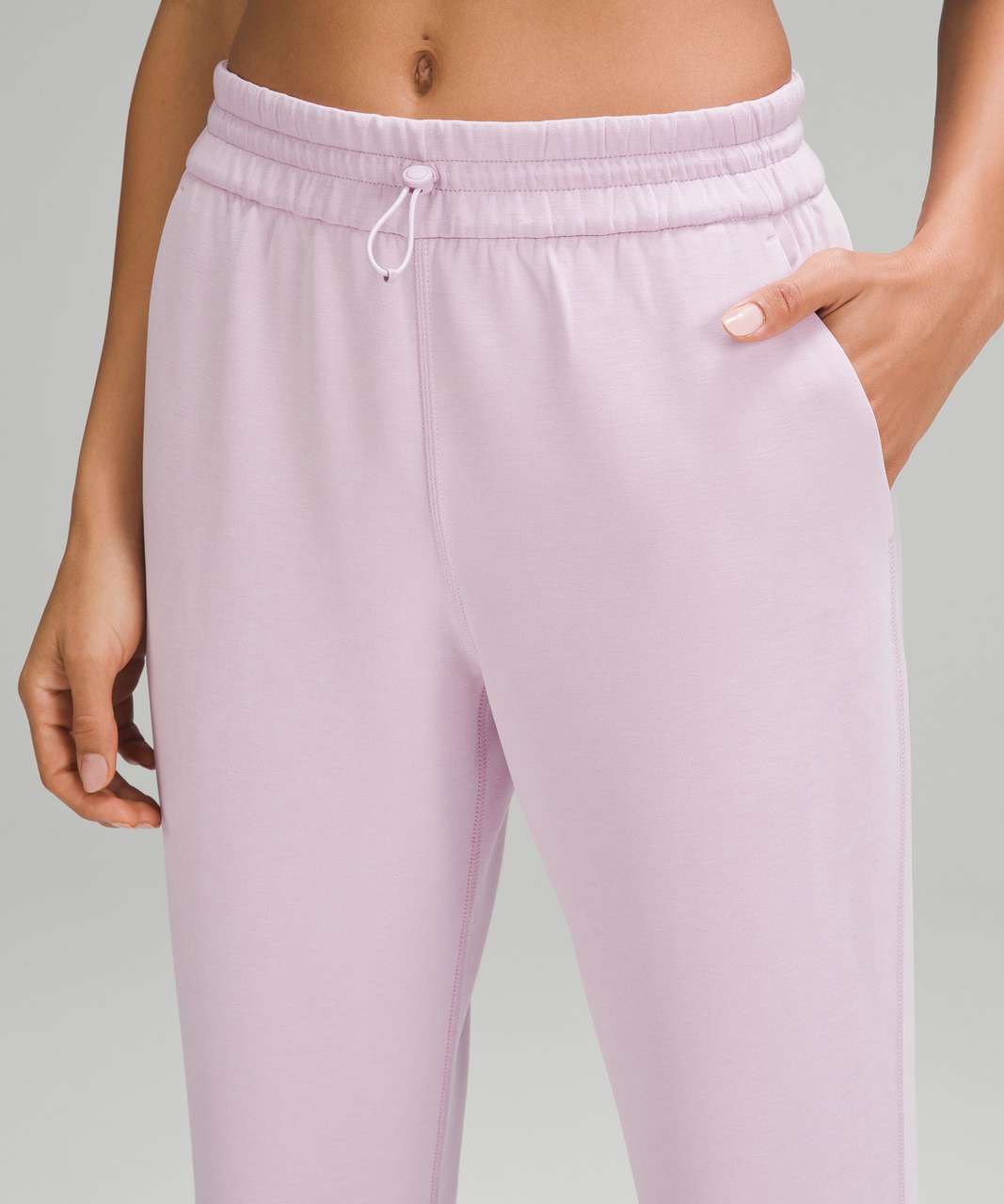 Lululemon Softstreme High-Rise Straight-Leg Cropped Pant - Pink Peony