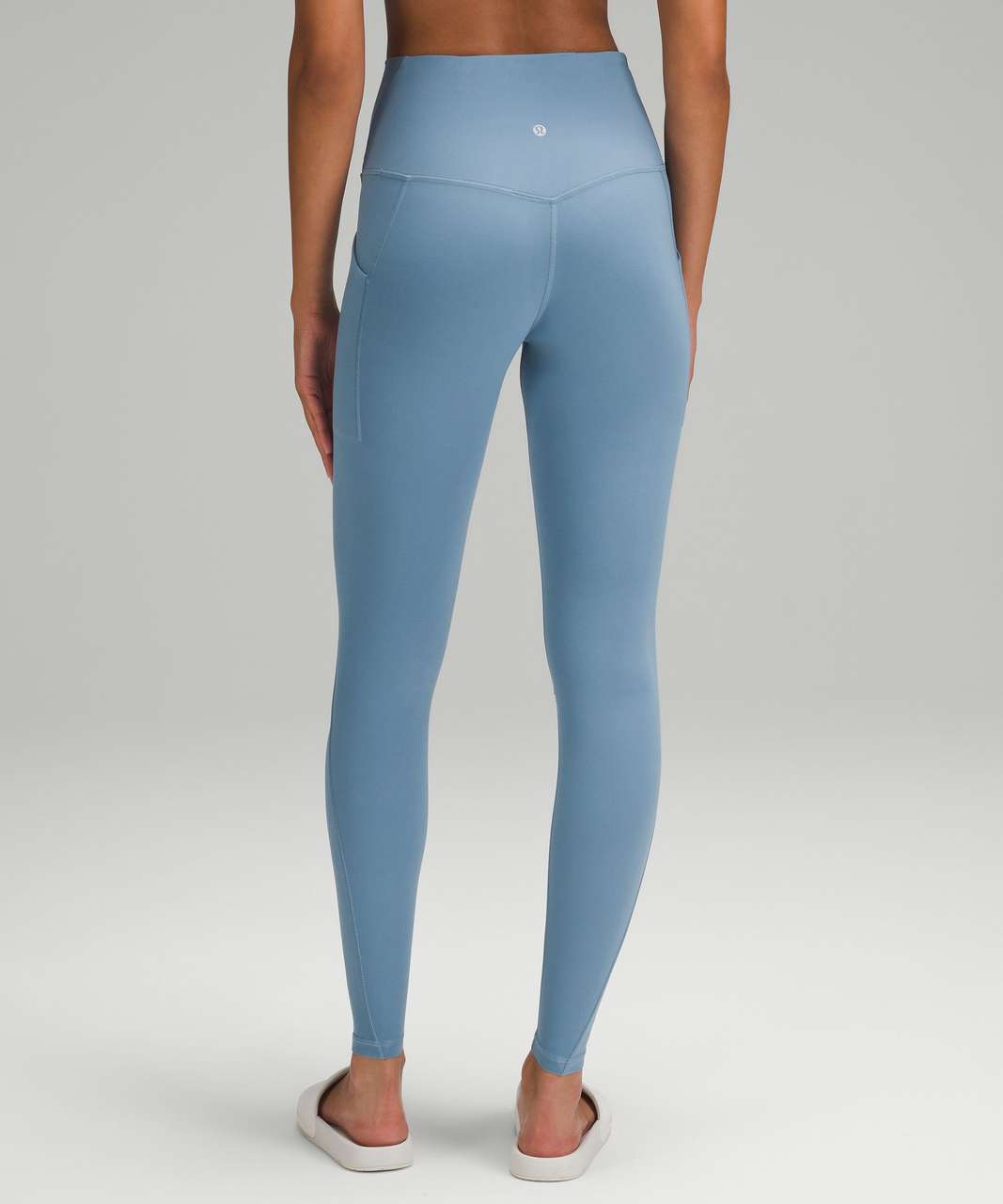 Lululemon Align Ribbed High-Rise Crop 23 - Pitch Blue - lulu fanatics