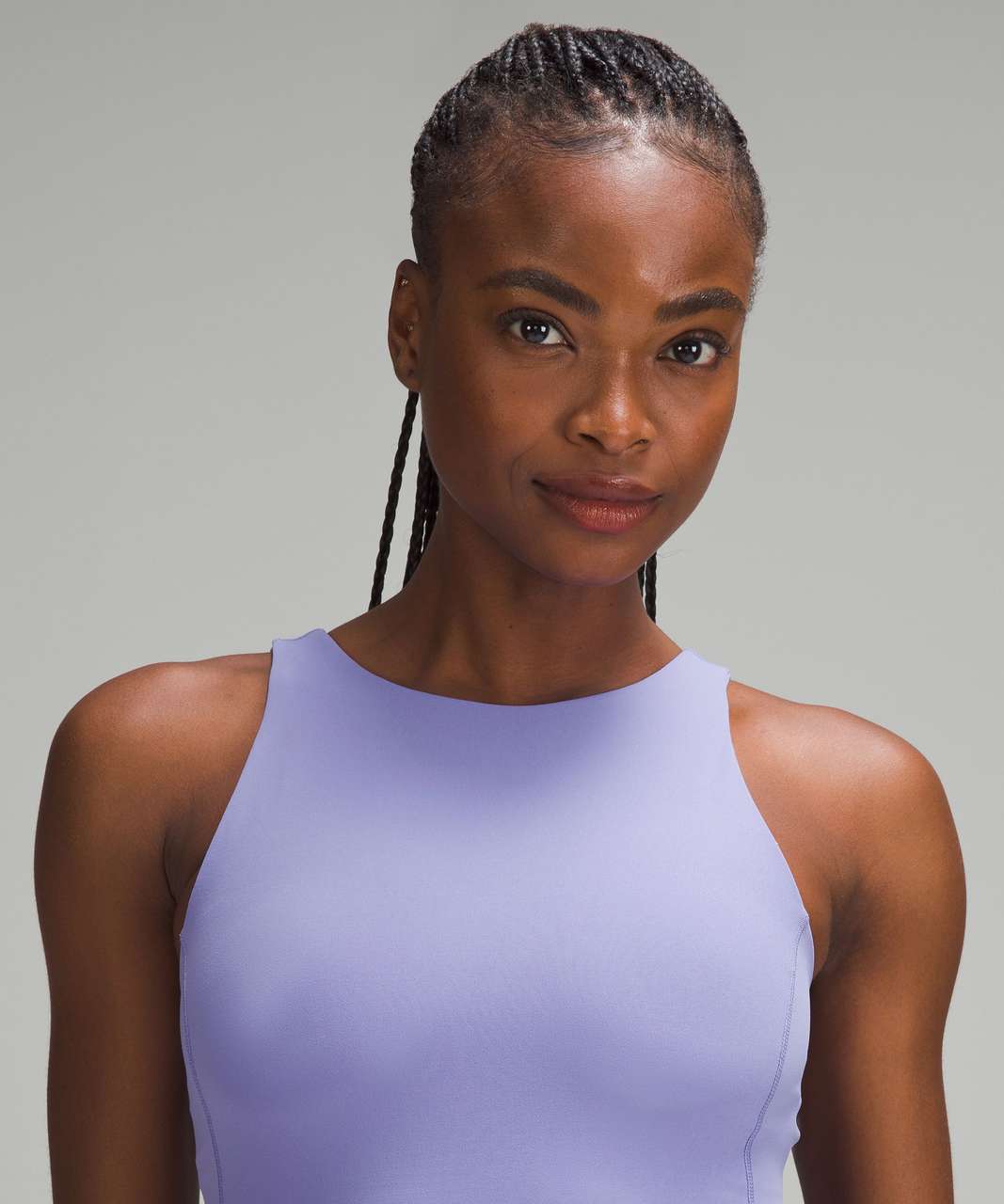 Lululemon Nulu and Mesh-Back Shelf-Bra Yoga Tank Top - Charged Indigo -  lulu fanatics