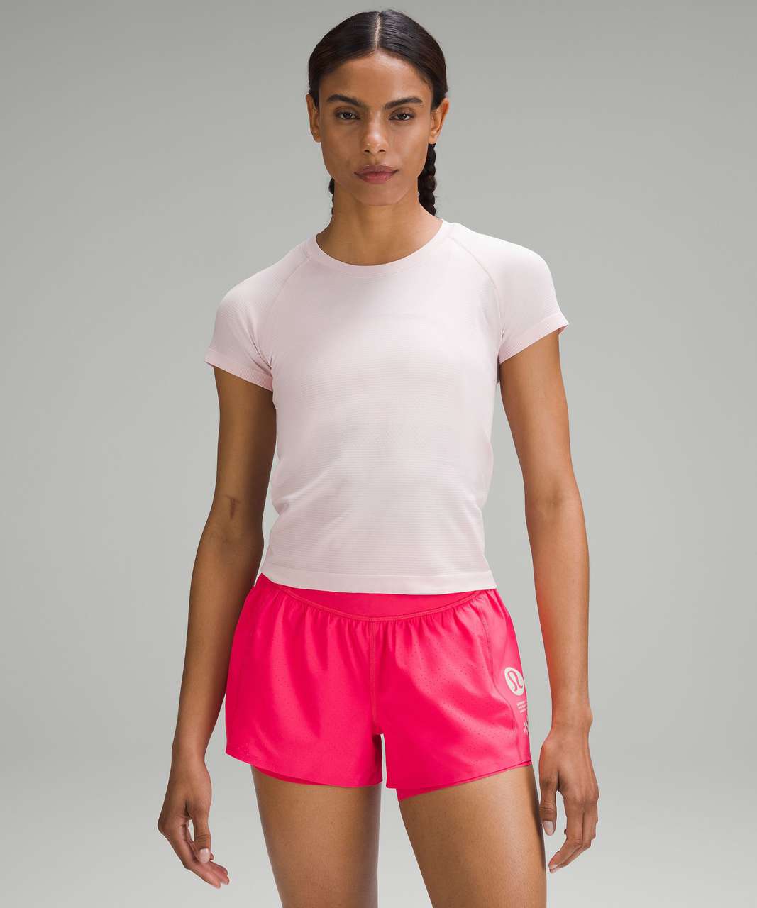 Lululemon Swiftly Tech Short-Sleeve Shirt 2.0 *Race Length - Flush Pink / Flush Pink