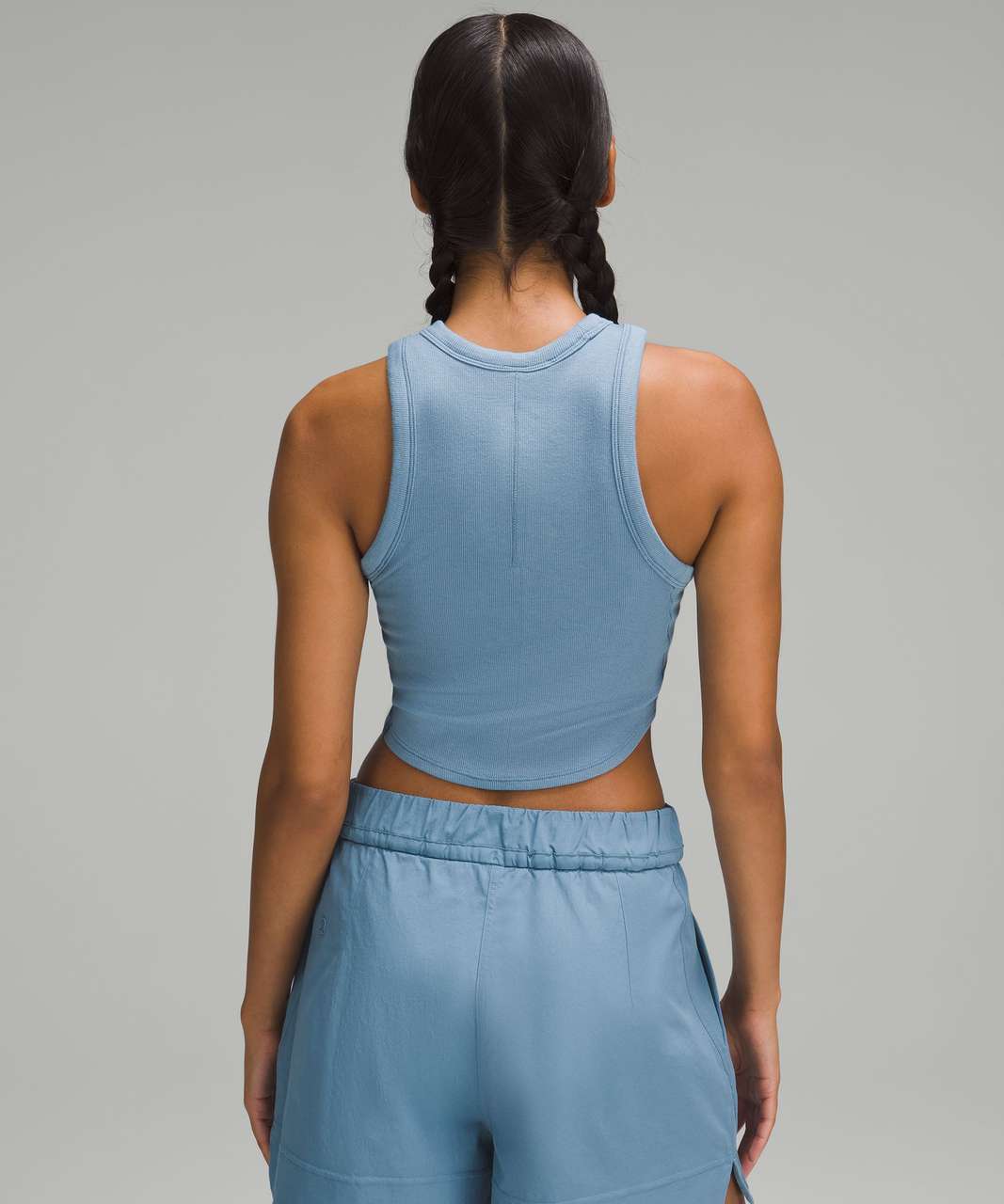 Lululemon Hold Tight Cropped Tank Top - Utility Blue