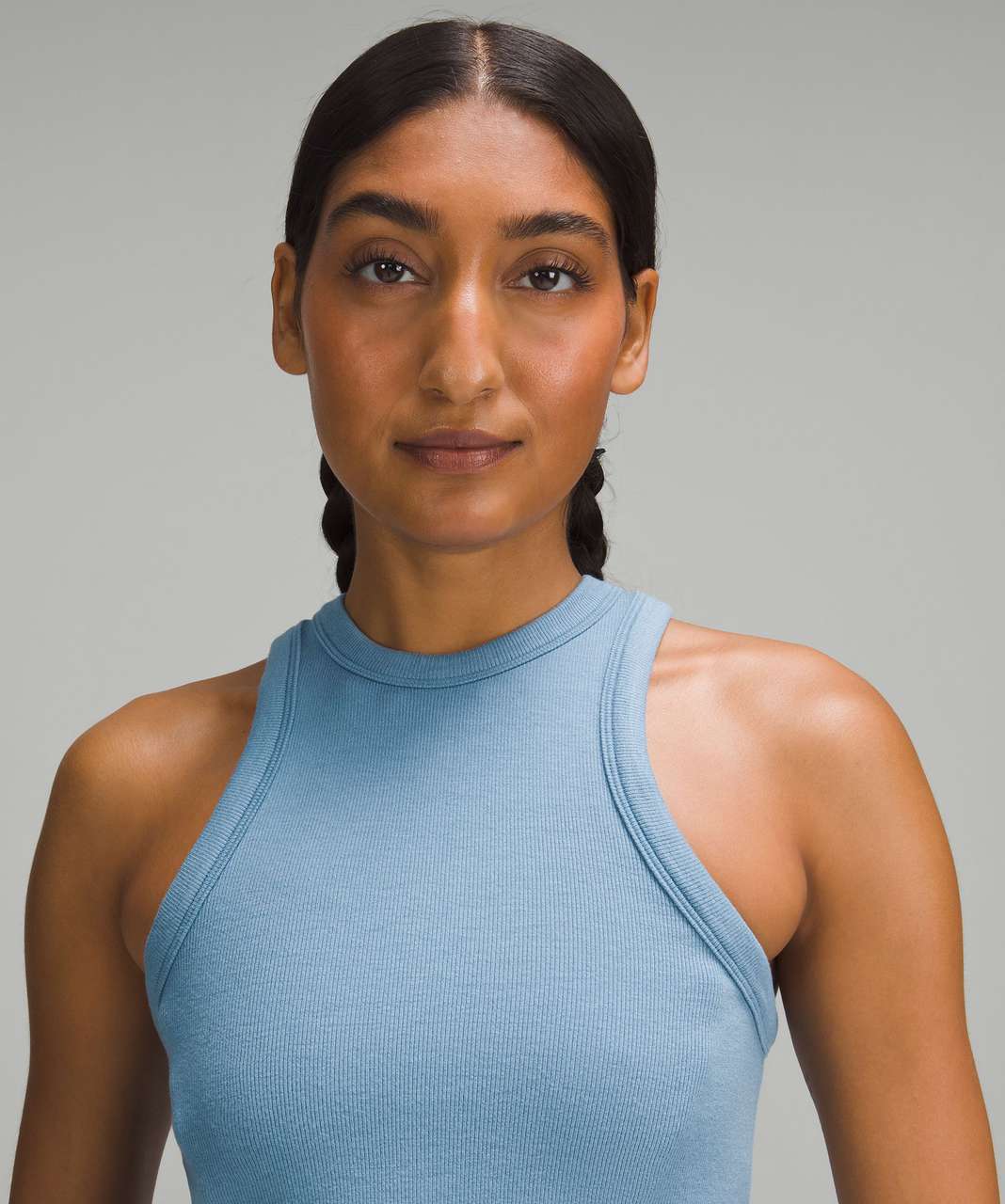 Lululemon Hold Tight Cropped Tank Top - Utility Blue