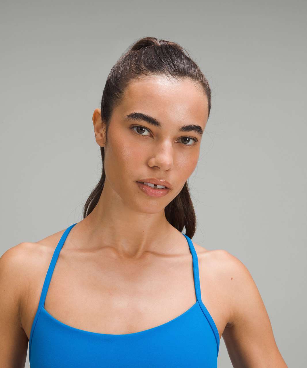 Lululemon Flow Y Bra Long Line Nulu *Light Support, B/C Cup - Brown Earth -  lulu fanatics