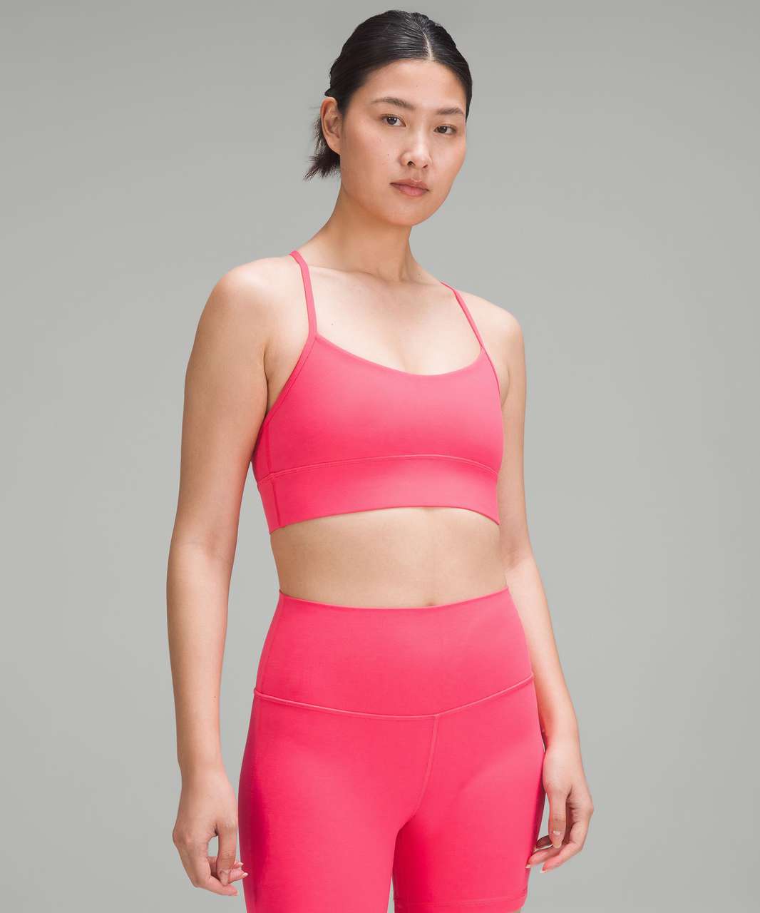 Lululemon Flow Y Nulu Longline Bra *Light Support, A–C Cups - Lip