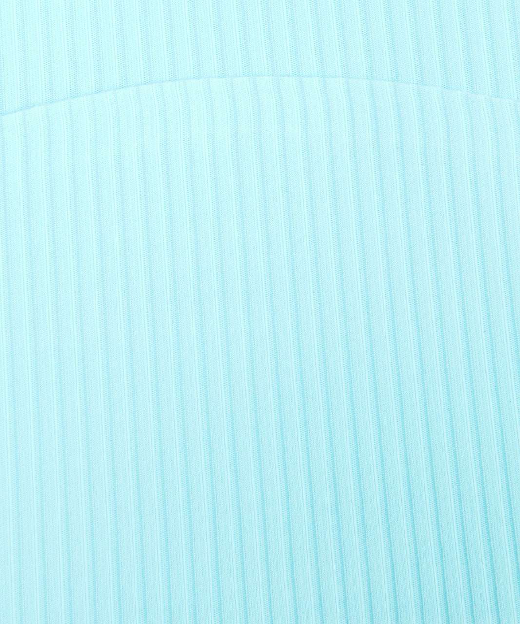 Lululemon Like a Cloud Ribbed Longline Bra *Light Support, B/C Cup - Cyan  Blue - lulu fanatics