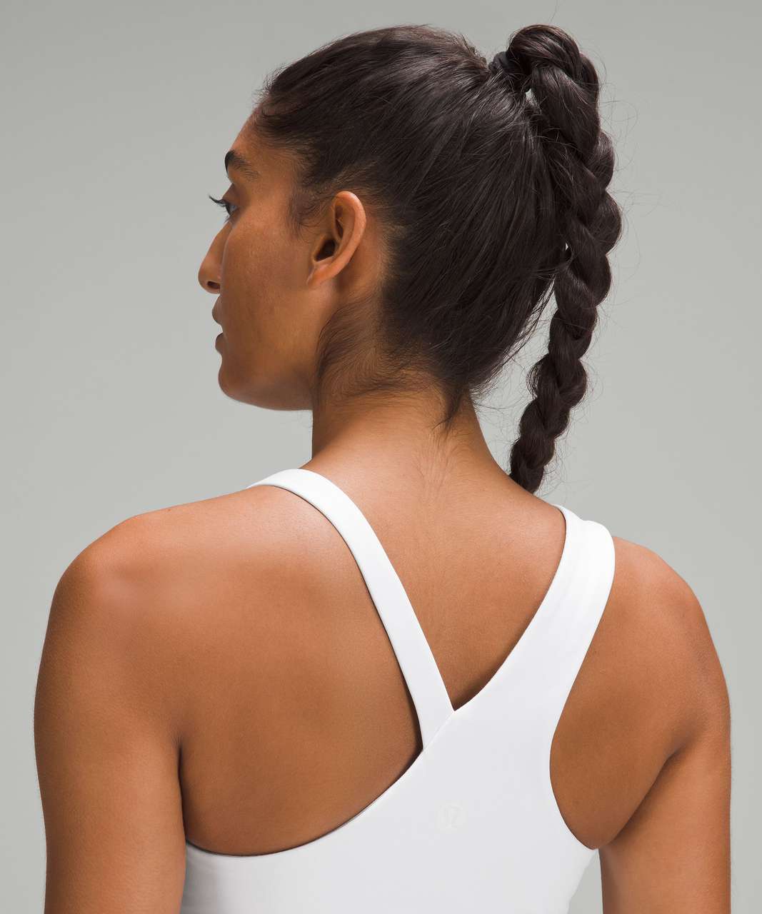 Lululemon Everlux Asymmetrical Tennis Tank Top - White