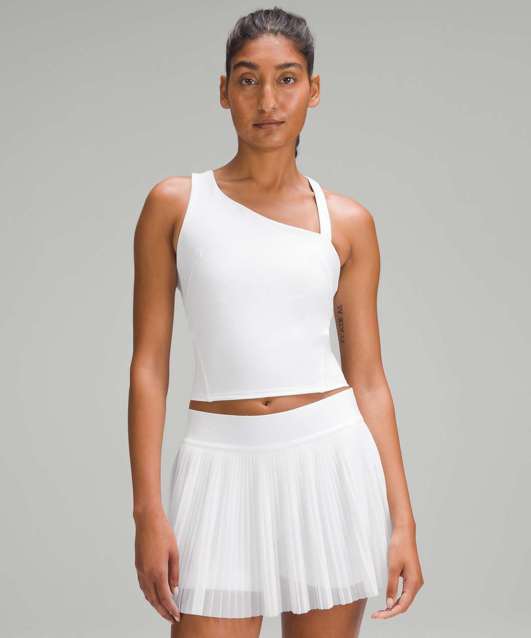 Everlux™ and Mesh Cropped Tank Top