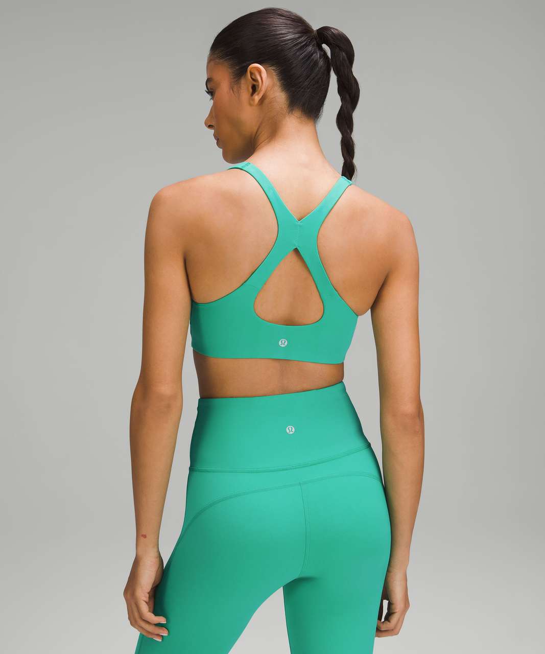 Lululemon SmoothCover Yoga Bra *Light Support, B/C Cup - Kelly Green