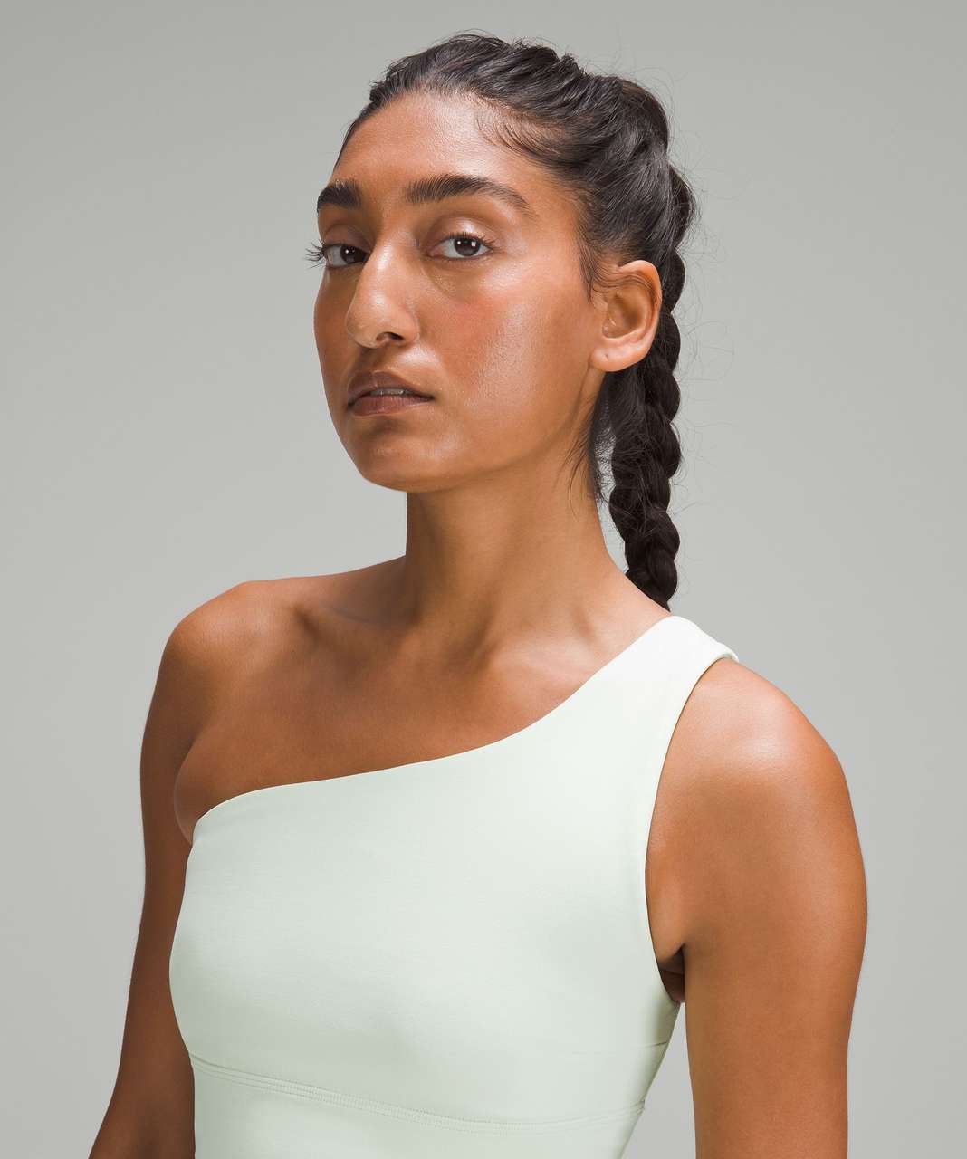 Lululemon Align Asymmetrical Bra *Light Support, C/D Cup - Kohlrabi Green