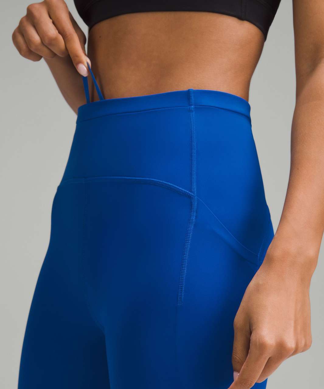 Lululemon Hit It 21' Crop - Cerulean Blue - lulu fanatics