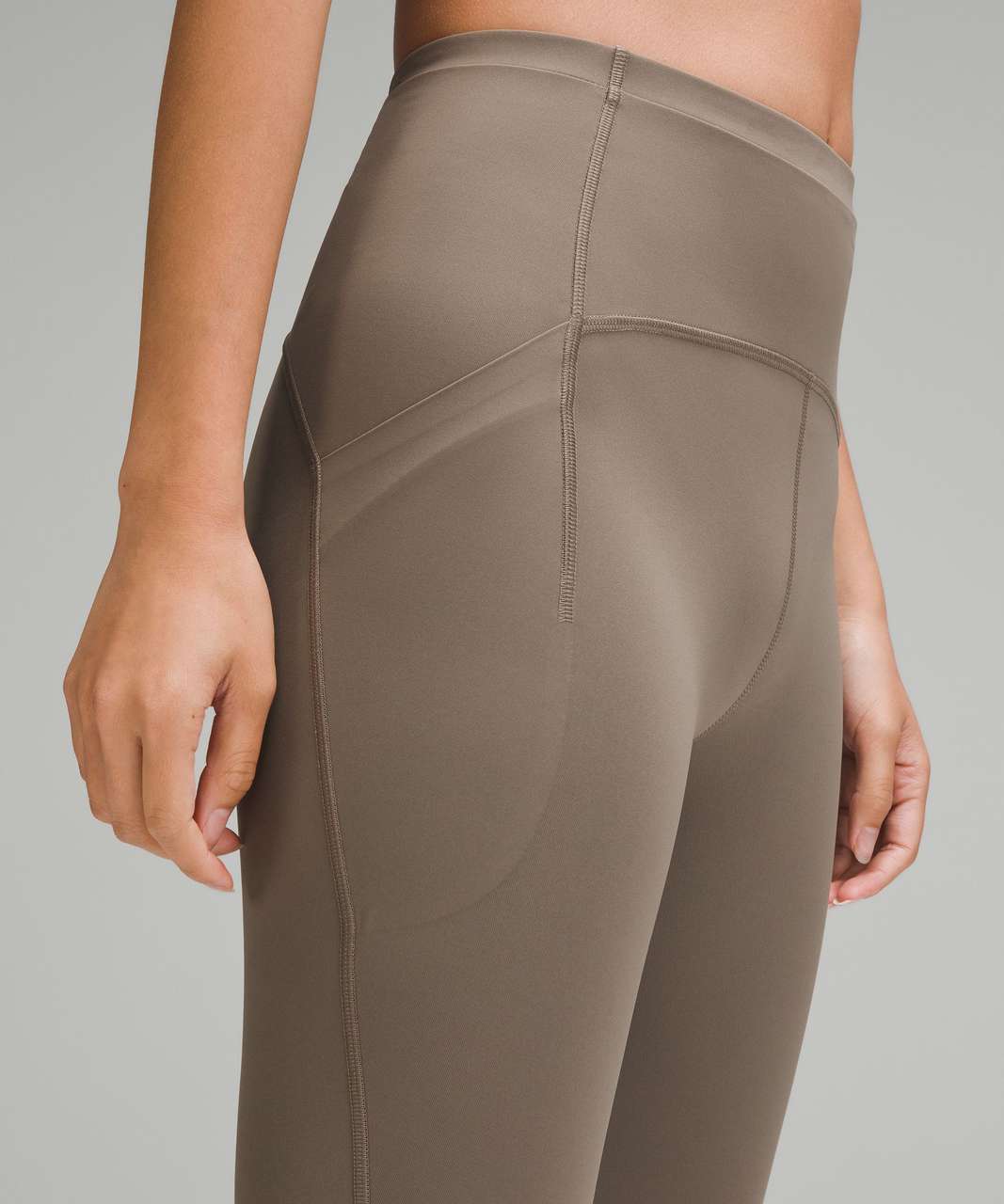 Lululemon Swift Speed High-rise Crop 21 In Dark Olive