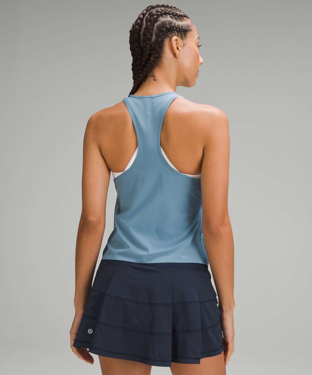 Side Pleats Tennis Tank Top, Women's Sleeveless & Tank Tops