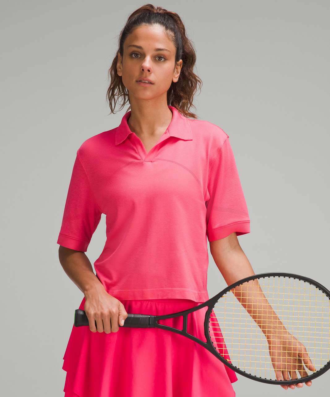 Lululemon Swiftly Tech Relaxed-Fit Polo Shirt - Lip Gloss / Lip Gloss