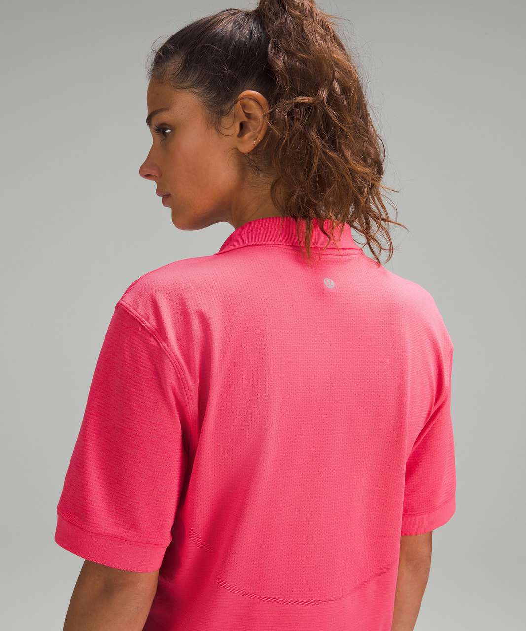 Lululemon Swiftly Tech Relaxed-Fit Polo Shirt - Lip Gloss / Lip Gloss -  lulu fanatics