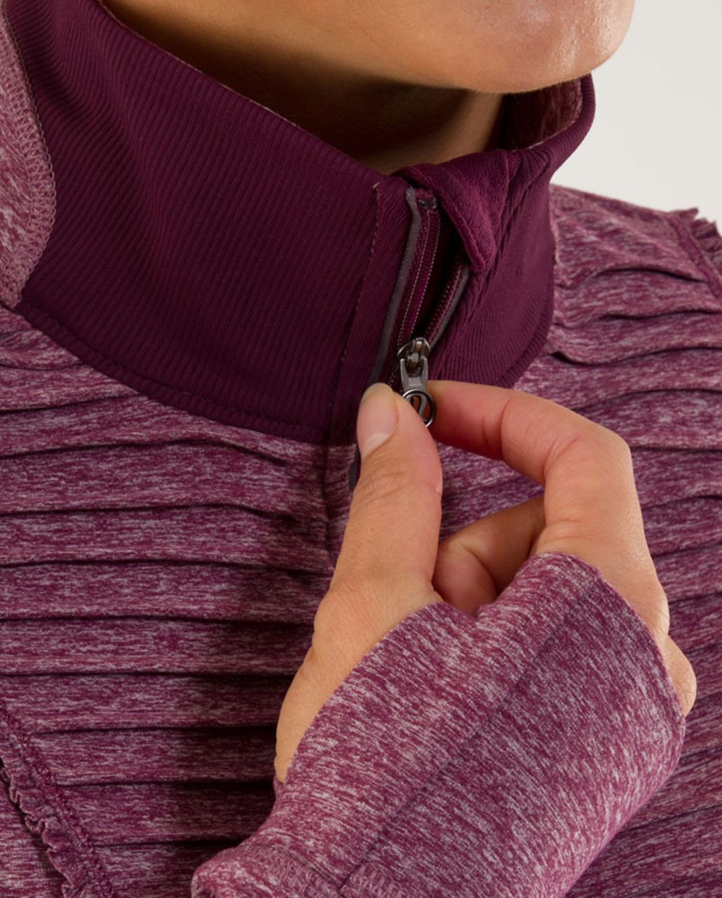 Lululemon Run:  Your Heart Out Pullover - Heathered Plum